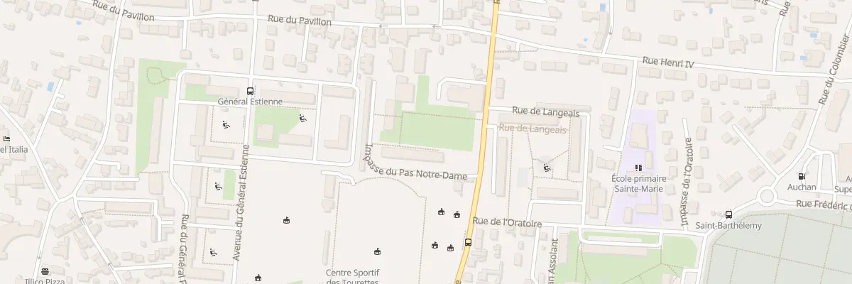 Plan du 68 Rue du Pas Notre Dame à Monnaie