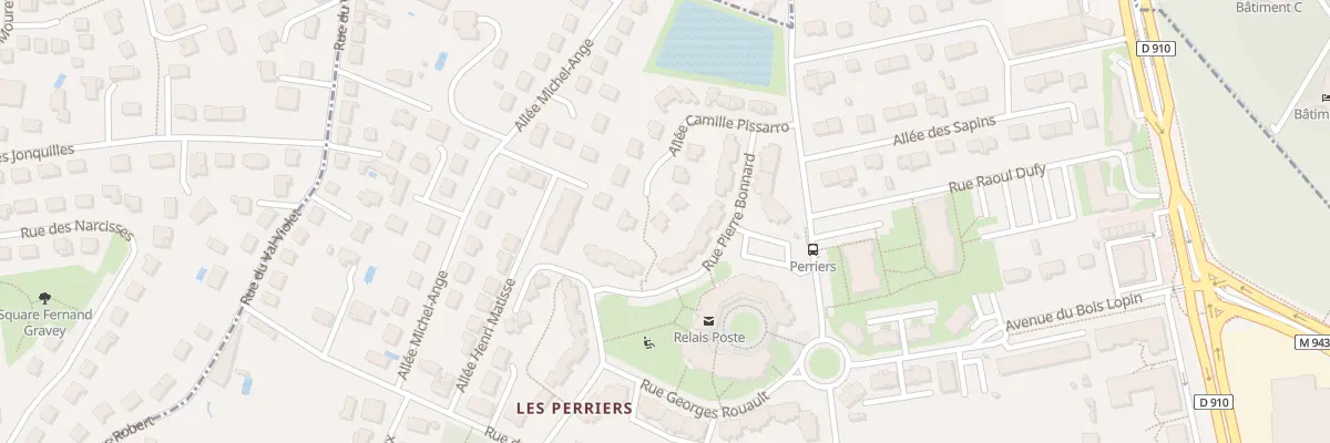 Plan du 8 All Camille Pissarro à Chambray-lès-Tours