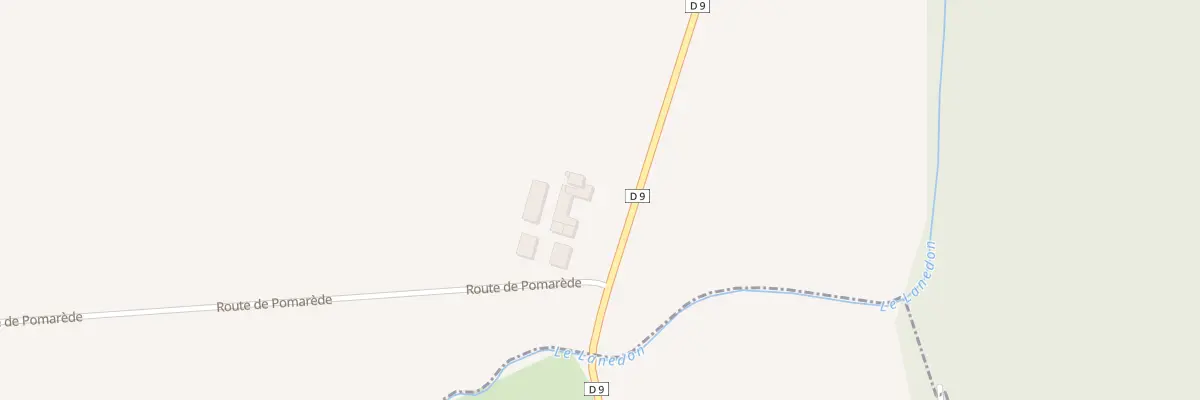 Plan du 1 Louxis à Saux-et-Pomarède