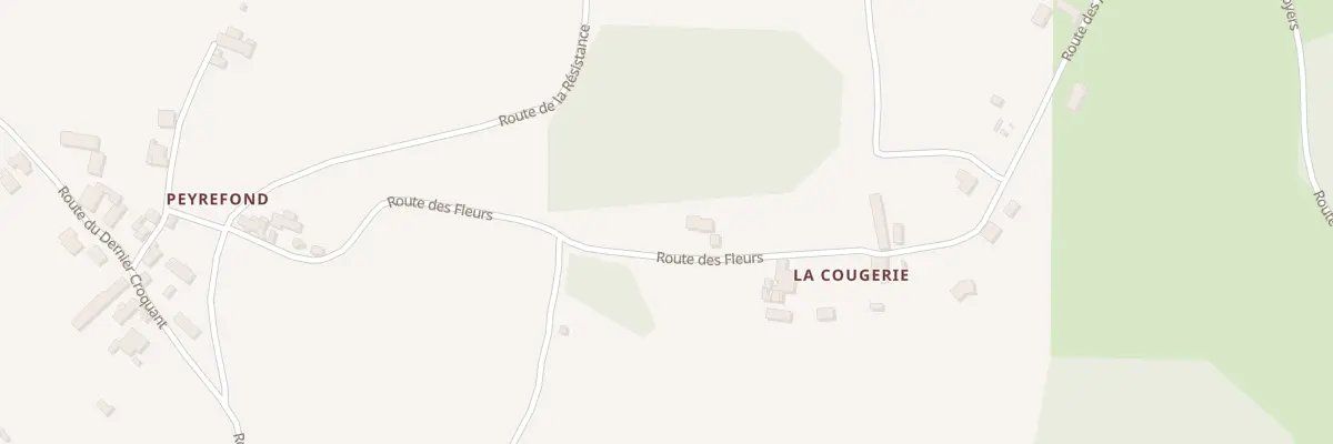 Plan du 355 Rte des Fleurs à Vergt