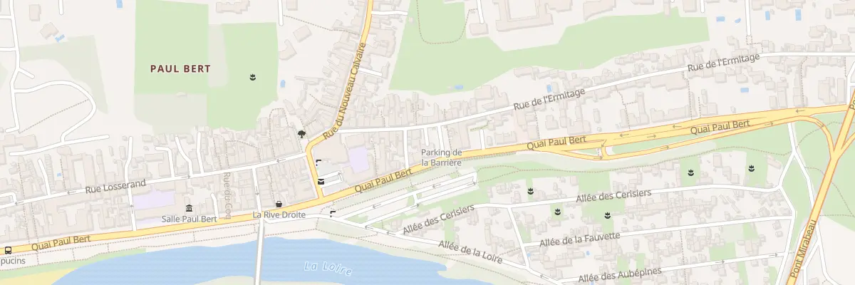 Plan du 78 Quai Paul Bert à Tours