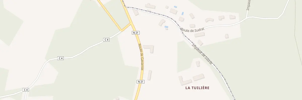 Plan du 95 Rte de Gavarnie à Chalagnac