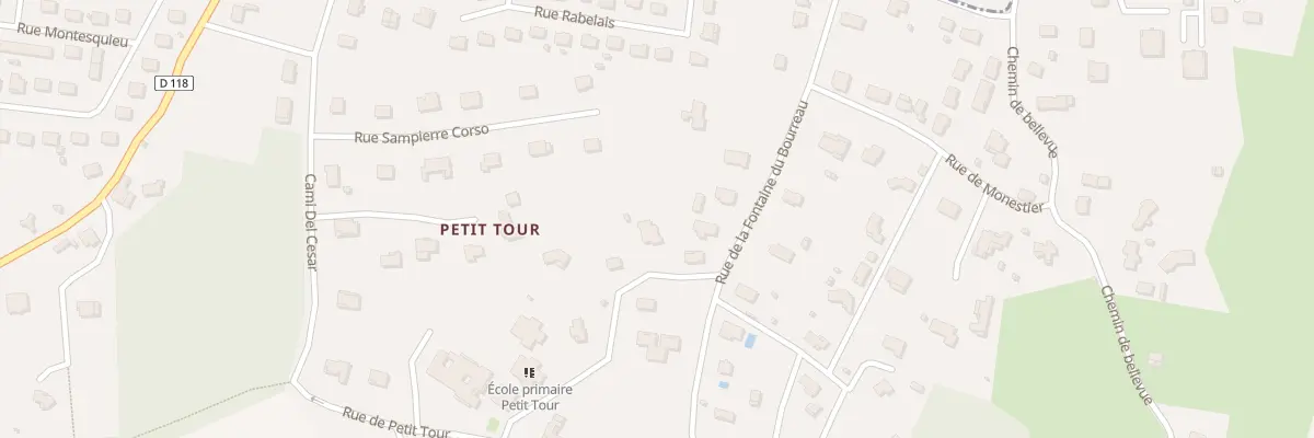 Plan du 3 Che de Petit Tour à Pujols