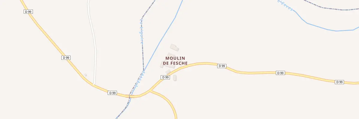 Plan du 61 Moulin de Fescheau à Civray-sur-Esves