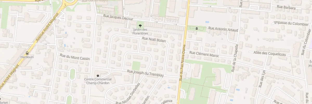 Plan du 7 Rue du Vercors à Tours
