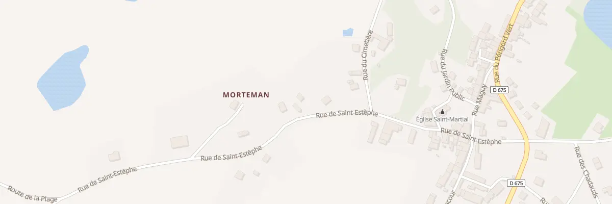 Plan du 16 Rue de Saint-Estèphe à Augignac