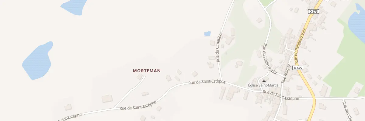 Plan du 14 Rue de Saint-Estèphe à Augignac