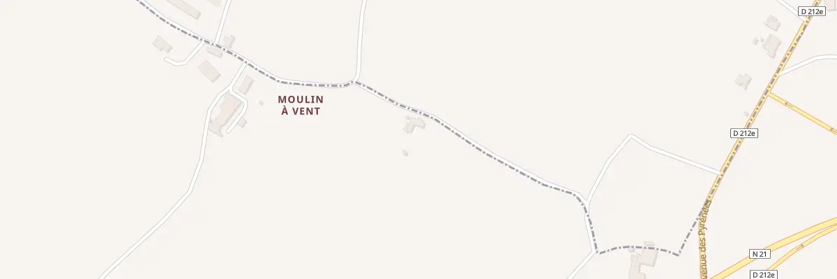 Plan du 105 Che Moulin A Vent à La Croix-Blanche