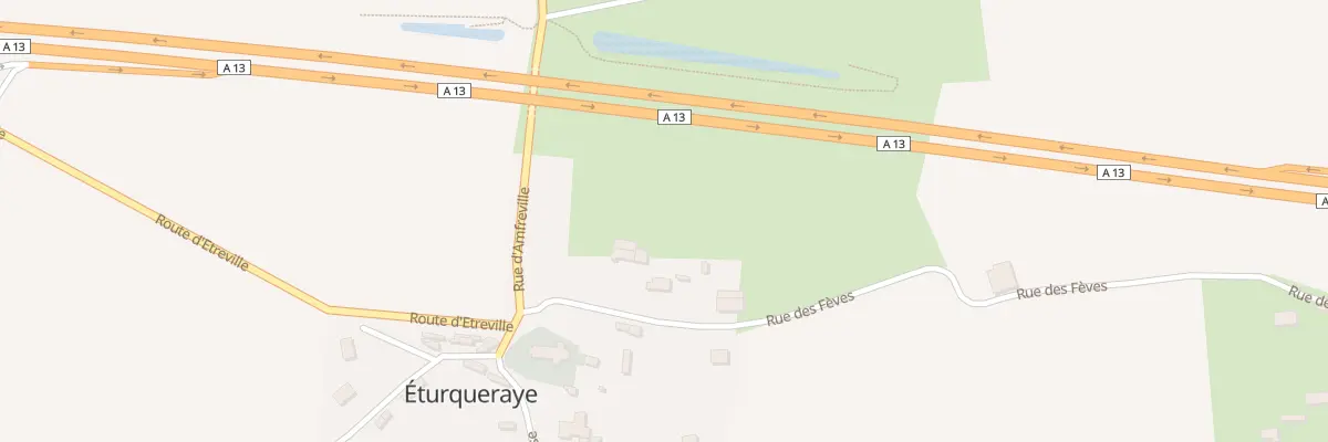 Plan du 87 Rue des Fèves à Éturqueraye