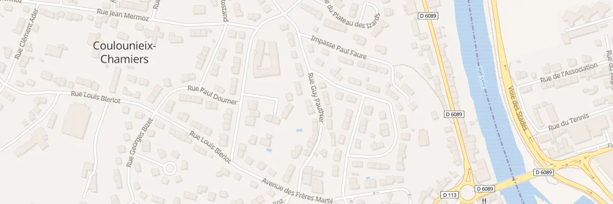 Plan du 25 Rue Guy Pauthier à Coulounieix-Chamiers