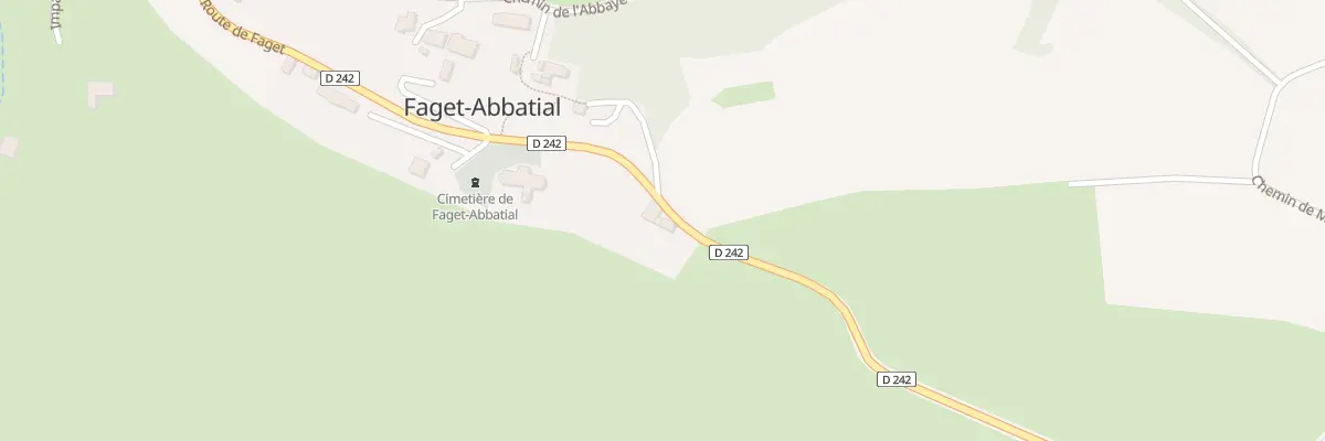 Plan du 5059 Le Village à Faget-Abbatial