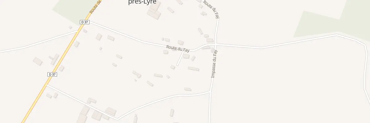 Plan du 7B Rte du Fay à Bois-Normand-près-Lyre