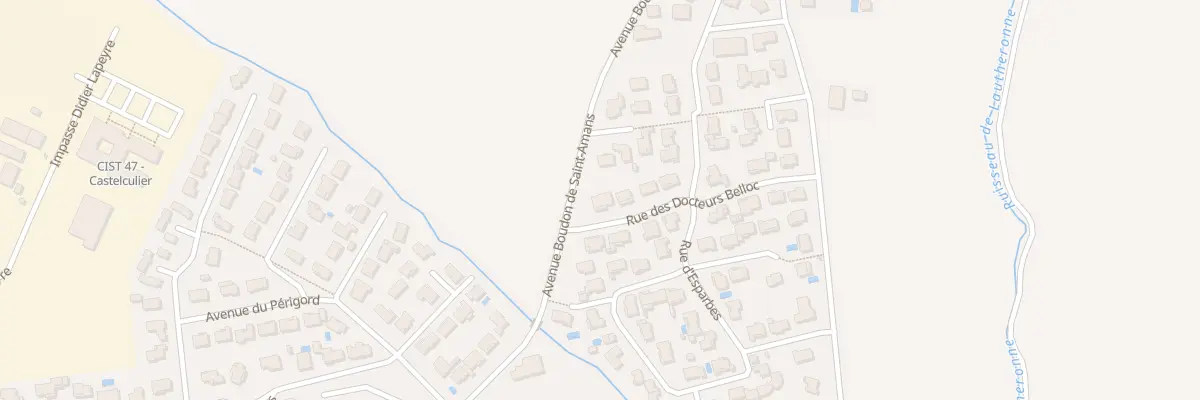 Plan du 1 Rue du Docteur Belloc à Castelculier
