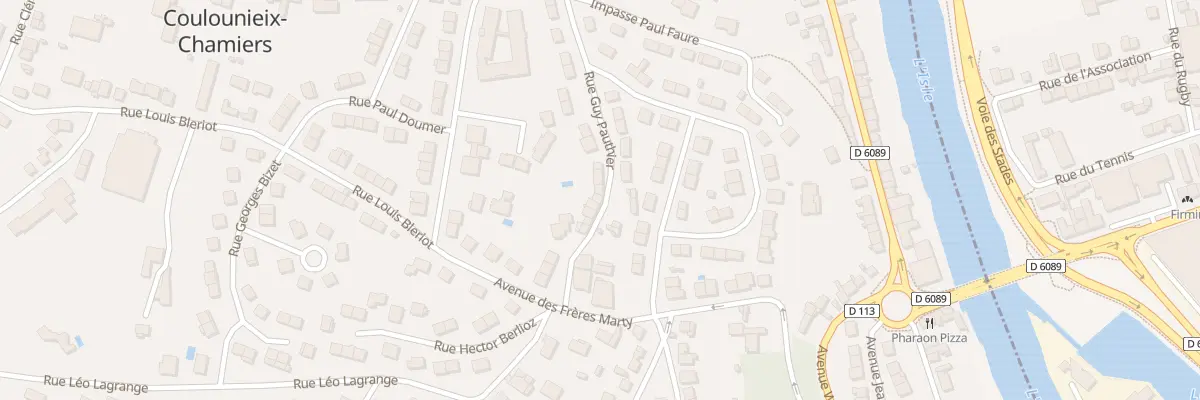 Plan du 17 Rue Guy Pauthier à Coulounieix-Chamiers