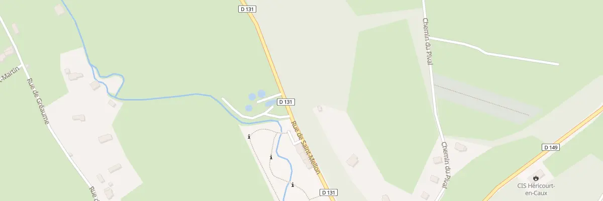 Plan du 4 Rue Saint Mellon à Héricourt-en-Caux