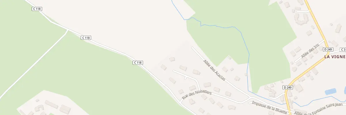 Plan du 3 Pl des Noisetiers à Montaillé