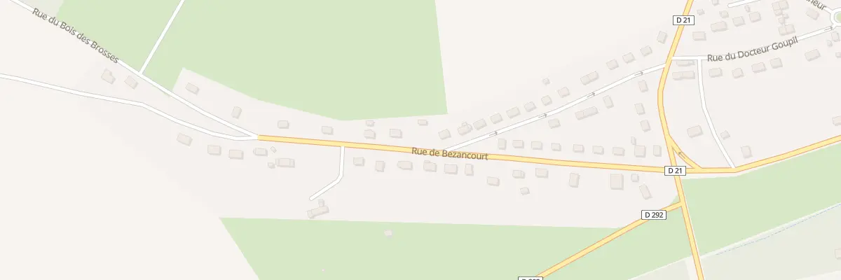Plan du 20 Rue de Bezancourt à Rugles