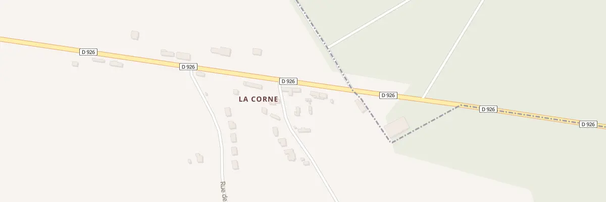 Plan du 76 La Corne à Saint-Michel-Tubœuf