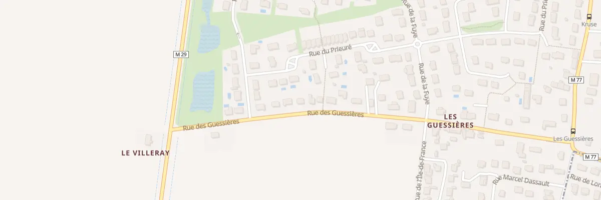 Plan du 78 Rue des Guessières à Chanceaux-sur-Choisille