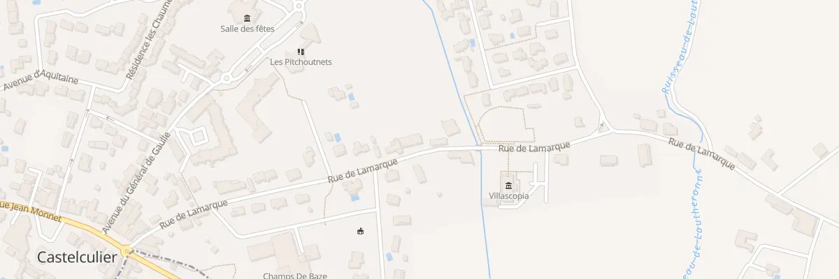 Plan du 27 Rue de Lamarque à Castelculier