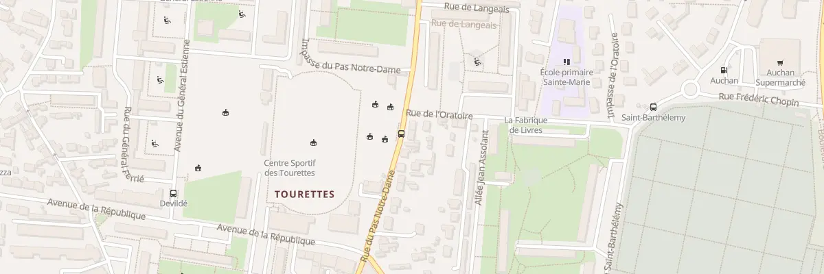 Plan du 103 Rue du Pas Notre-Dame à Tours