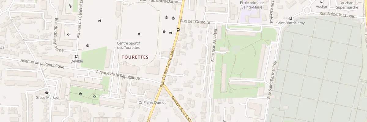 Plan du 89 Rue du Pas Notre-Dame à Tours