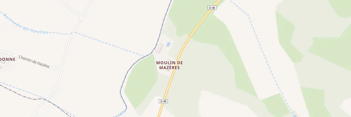 Plan du 5049 Moulin de Mazères à Lartigue