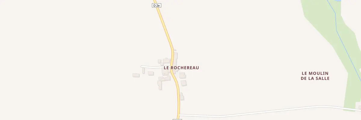 Plan du 1 Le Rochereau à Archigny
