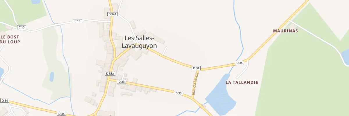 Plan du 5065 Le Bourg aux Salles-Lavauguyon