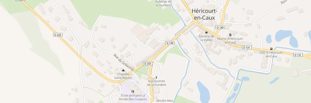 Plan du 12 Rue de Saint Riquier à Héricourt-en-Caux