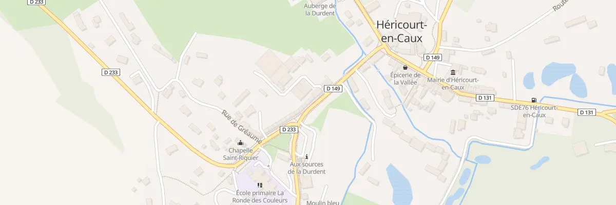 Plan du 10 Rue de Saint Riquier à Héricourt-en-Caux