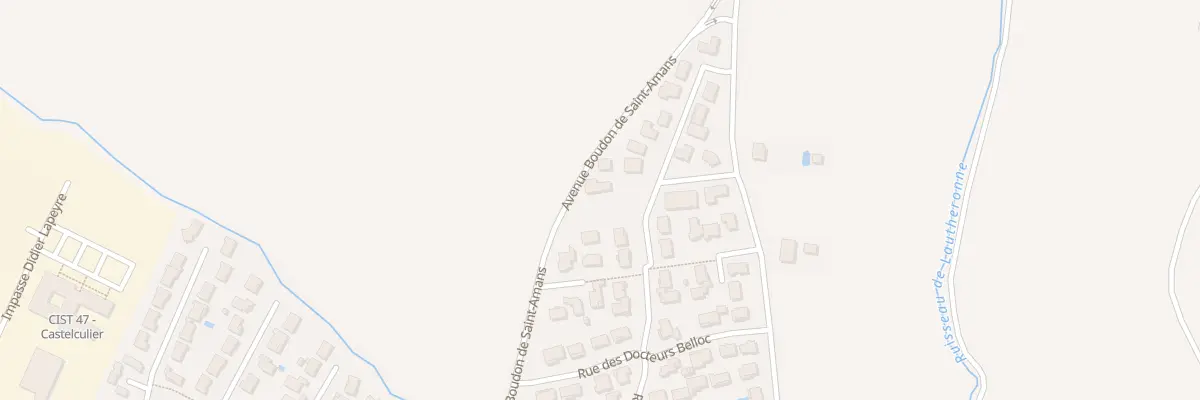Plan du 5287 Av du Général de Gaulle à Castelculier