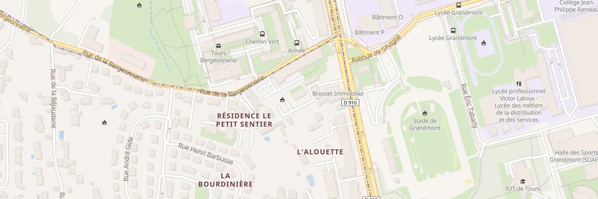 Plan du 5B Av de Bordeaux à Joué-lès-Tours