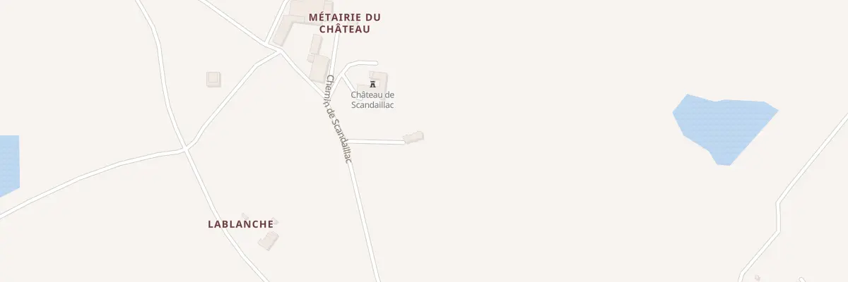 Plan du 323 Che de Scandaillac à Saint-Eutrope-de-Born