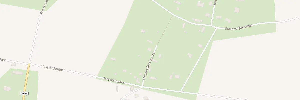 Plan du 107 Che des Comtes à La Haye-Aubrée