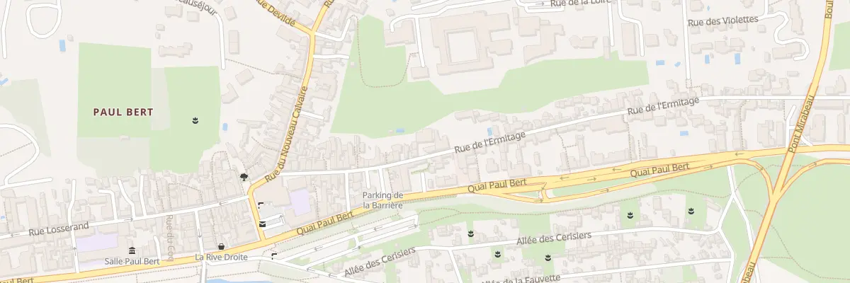 Plan du 60 Rue de l’Ermitage à Tours
