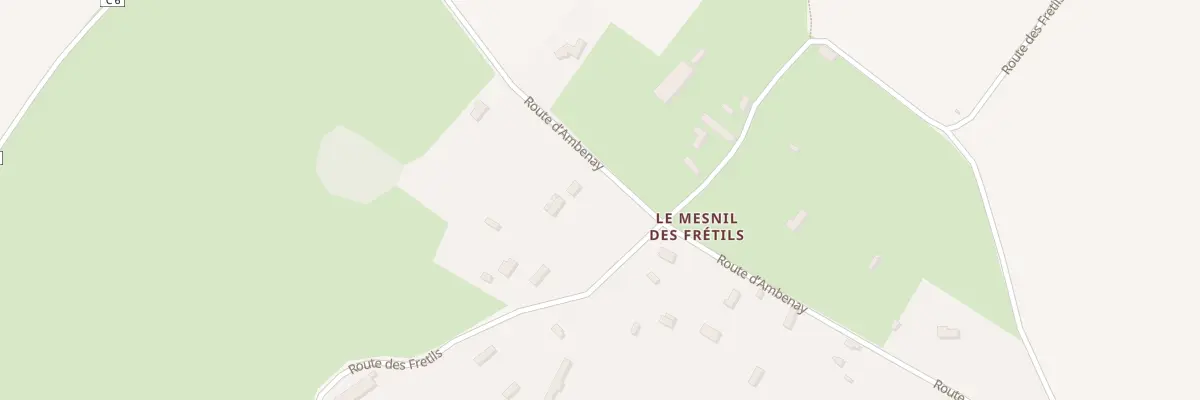 Plan de Mesnil des Fretils aux Bottereaux