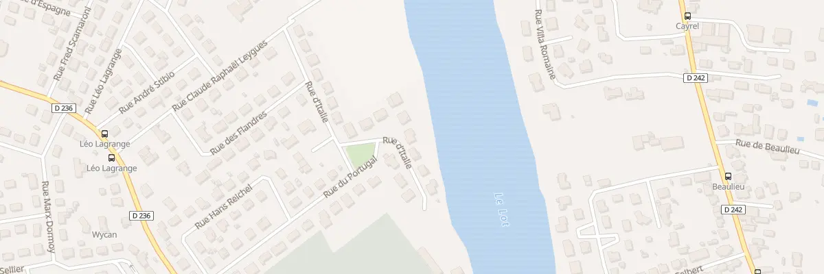 Plan du 25 Rue d’Italie à Villeneuve-sur-Lot