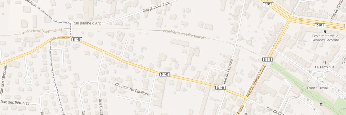 Plan du 28 Rue de Lyes à Villeneuve-sur-Lot