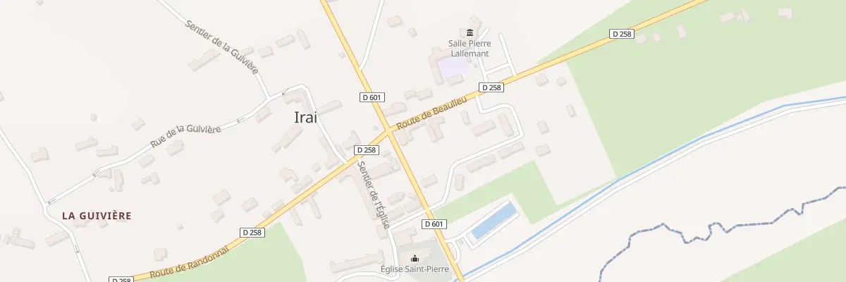 Plan du 35 Rte de Normandel à Irai