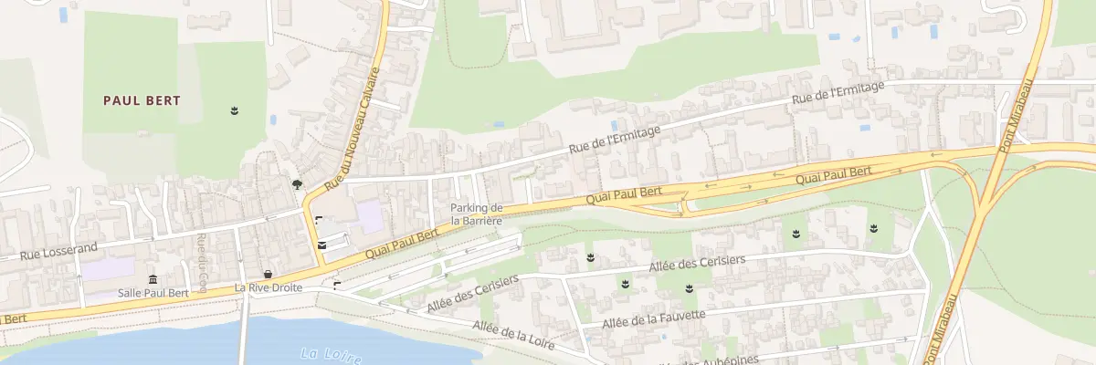 Plan du 86 Quai Paul Bert à Tours