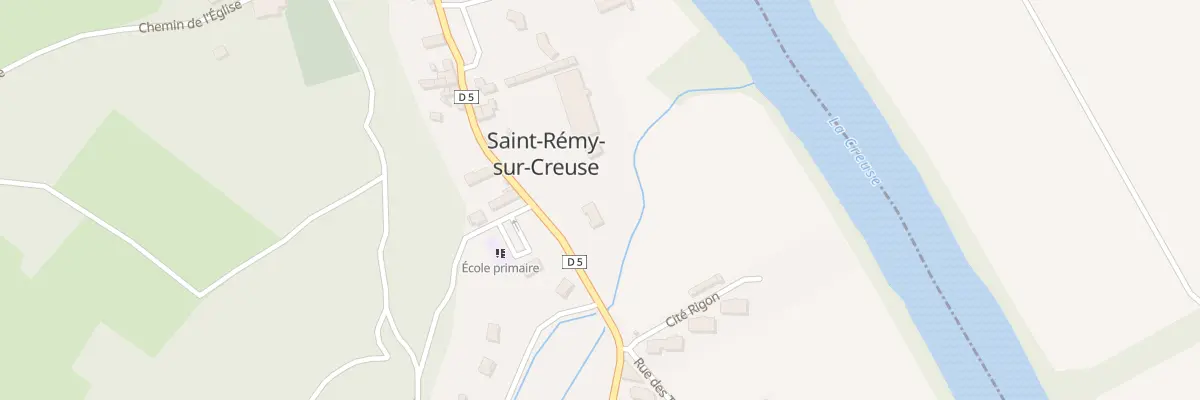 Plan du 5159K Le Bourg à Saint-Rémy-sur-Creuse