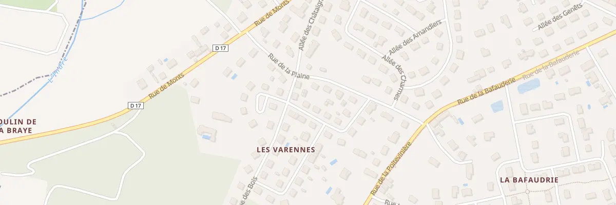Plan du 12 Rue de la Colline à Montbazon