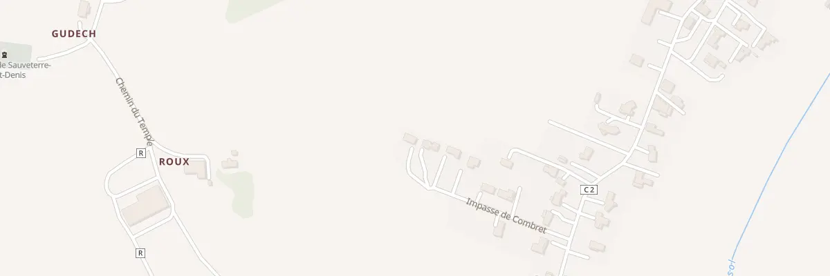 Plan du 194 Imp de Combret à Sauveterre-Saint-Denis