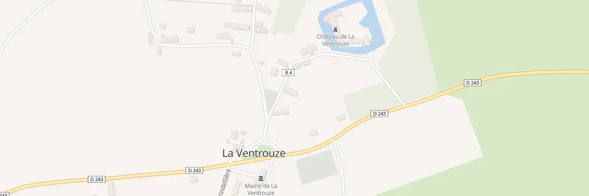 Plan du 3 Le Bourg à La Ventrouze