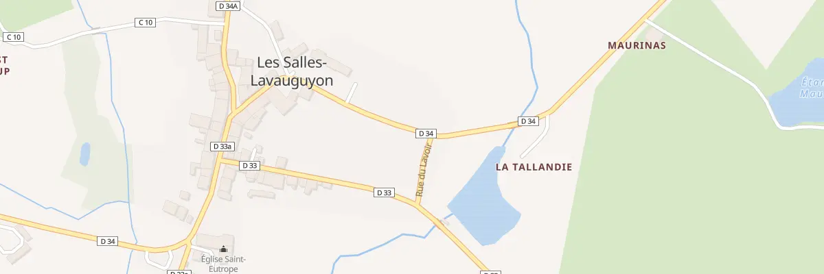 Plan du 5071 Le Bourg aux Salles-Lavauguyon