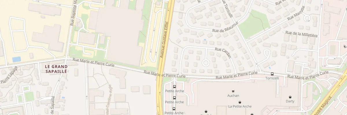 Plan du 2 Rue Cardan à Tours