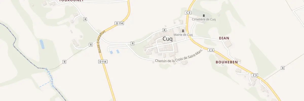 Plan du 139 Rue de la Brèche à Cuq