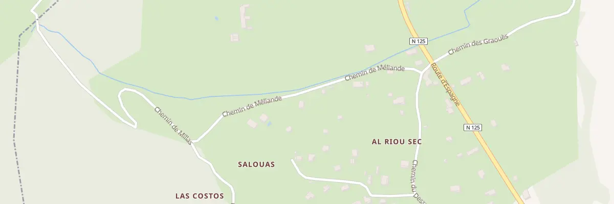 Plan du 120 Salouas à Arlos