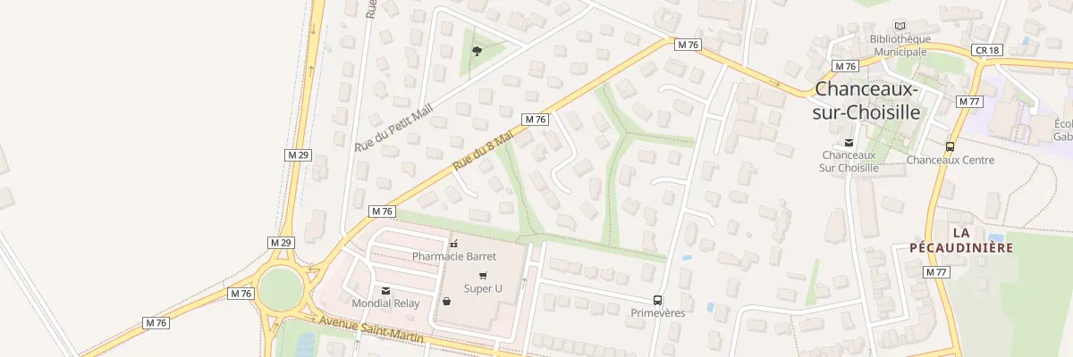 Plan du 3 Imp des Primevères à Chanceaux-sur-Choisille